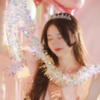 卒業装飾用品、カラフルなストリップと花輪、誕生日シーンの装飾、幼稚園、ホリデーリボン、クリスマスパーティー。