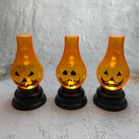 ハロウィーンパンプキンランタン装飾プライベートブロックテーマバーシーンシーンは子供用ハンドライト輝くおもちゃを配置します