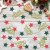 圣诞红绿五角星+金粉Merrychristmas纸屑