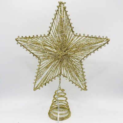 クリスマスツリー トップスター アイアンアクセサリー 五芒星 クリスマスツリー飾り クリスマスツリーペンダント