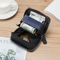 新しい RFID 本物のカードバッグ女性のオルガンクレジットカードホルダー Amazon 売れ筋日本小銭入れ多機能カードホルダー