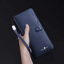 財布 ロングメンズクラッチ本革 財布 第一層牛革多機能メンズ 財布 卸売