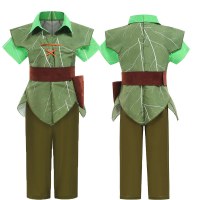 男の子用 ハロウィンコスチューム ピーターパン ピーターパン グリーンエルフ コスプレ ステージ衣装