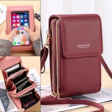 新しい携帯電話バッグ、ファッショナブルなバッグ、女性用韓国スタイルのクロスボディショルダーバッグ、女の子用の多機能ミニデイリーバッグ