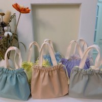 無地 シンプルな日本製 ランチボックスバッグ ランチバッグ キャンバスバッグ 巾着ハンドバッグ ハンドバッグ 布バッグ 印刷