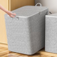 家庭用大容量収納ボックスキルト収納袋衣類キルト収納袋移動寝室仕上げ収納ボックス