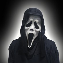 ハロウィンマスクヘッドギア変な顔コスプレゴーストフェイスワンピースマスクパーティー着用ヘッドギア