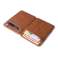 小銭入れ スポット PU レザー マジック バッグ メンズ 新しい財布 レトロ財布 財布