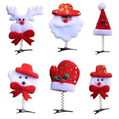 クリスマス ヘアクリップ クリスマス クリップ クリスマス デコレーション ヘッド グラス ドレス 子供用 ヘアアクセサリー 大人用 ヘアクリップ デコレーション