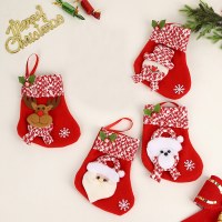 クリスマス靴下ギフトバッグ クリスマス装飾靴下ペンダント クリスマス靴下ギフトバッグ クリスマスキャンディーバッグ