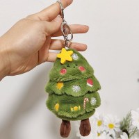 新しいクリスマスツリー雪だるまペンダント漫画ぬいぐるみバッグキーホルダーインクリスマス装飾ギフト
