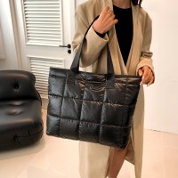 新しいファッションバッグ、レディースバッグ、クロスボディバッグ、韓国スタイルのスペースコットンバッグ、ショルダーバッグ、ハンドバッグ、チェック柄バッグ、トレンディなバッグ
