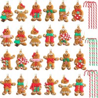 クリスマスジンジャーブレッドマンぶら下げpvcクリスマス装飾新しいクリスマスツリージンジャーブレッドマンぶら下げクリスマス用品