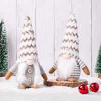 新しい北欧ぬいぐるみニットクリスマス装飾顔のない人形人形森老人ルドルフの装飾品