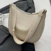 通勤ショルダーバッグ女性の 2024 新しい多用途ファッションクロスボディバッグ無地の質感シンプルなバケットバッグ女性のトレンディなバッグ