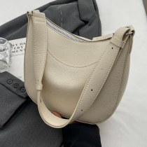 通勤ショルダーバッグ女性の 2024 新しい多用途ファッションクロスボディバッグ無地の質感 シンプル なバケットバッグ女性のトレンディなバッグ