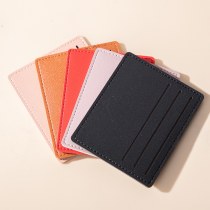 カードホルダー卸売レザーチェンジクレジットカードID写真カードホルダーカードホルダーPUミニ薄型軽量名刺ホルダー