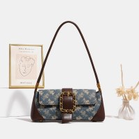 女性のための多用途の人気のハイエンドレトロバゲットバッグ 2024 新しいニッチ多用途シングルショルダー脇の下バッグ