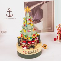 クリスマスプレゼント クリスマスデコレーション クリスマスツリー 積み木 女の子 クリスマスプレゼント オルゴール