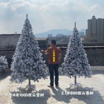 模擬植毛ツリースノーツリースプレースノーツリー60cm1.5m/1.8m2.1/3m植毛クリスマスツリー