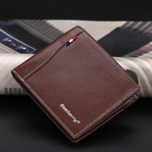バレルリー 財布 メンズ 横型 一つ折り 小さい財布 おしゃれ オープン小銭入れ ショート 極薄 財布 バッグ