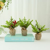 クリスマスデコレーション、ホリデーテーブルデコレーション、子供用クリスマスプレゼント、クリアランスのミニクリスマスツリーパッケージ