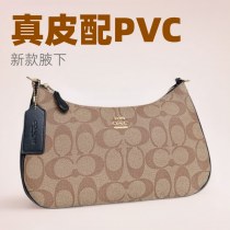 2024 夏の女性のバッグ新コウファミリーチェーンショルダークロスボディプリント脇の下バッグハンドバッグガールフレンドギフトバッグ