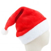 短い豪華なクリスマスハット、脱落しないクリスマスハイエンドハット、クリスマスデコレーション、クリスマスパーティーホリデーデコレーション