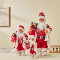 新天サンタクロース新製品 30/45/60 センチメートルクリスマス人形飾り立ち人形クリスマス装飾