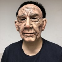 ハロウィーンホラーPVCマスクスクリプト老婦人、老婦人フルフェイスメンアンドウーマンパーソナリティキャラクターアダルトボール