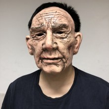 ハロウィーンホラーPVCマスクスクリプト老婦人、老婦人フルフェイスメンアンドウーマンパーソナリティキャラクターアダルトボール