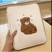 韓国刺繍動物 11 インチ iPad pro タブレットバッグ保護カバーキーボード収納空気