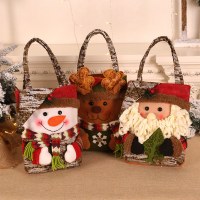 クリスマス装飾用品老人雪だるま鹿人形キャンディーバッグクリスマスギフトバッグハンドバッグギフトバッグ