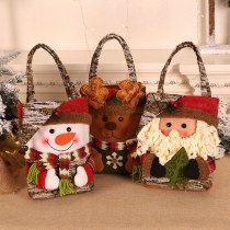 クリスマス装飾用品老人雪だるま鹿人形キャンディーバッグクリスマスギフトバッグハンドバッグギフトバッグ