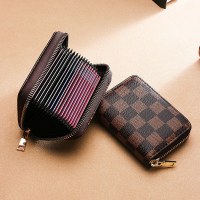 消磁カードホルダー、マルチカードスロットカードホルダー、大容量ID運転免許証、コンパクトカードホルダー、女性用多機能カジュアル小銭入れ