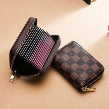 消磁カードホルダー、マルチカードスロットカードホルダー、大容量ID運転免許証、コンパクトカードホルダー、女性用多機能カジュアル小銭入れ
