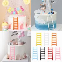 インターネット有名人インスタイル多目的カラフルな小さなはしごはしご階段誕生日ケーキデザートベーキングデコレーションプラグインオーナメント