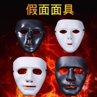 ハロウィーンヒップ-hop v-キャラクターデッドゴッドマスクダンサーqiダンスパフォーマンスモダンボールホワイトダウンティンマスク男性と女性