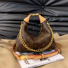 2024人気のワンショルダー軽い高級バッグ、チェーン脇バッグ、高見えのファッショナブルなワンショルダートラベルクロスボディバッグ