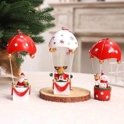 ヨーロッパスタイルのクリスマスデコレーションクリスマスパラシュートクリスマスツリーペンダントパーティーデコレーションオーナメント