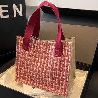 女性用ハンドバッグ、高級、多用途、通勤、秋冬、大容量トートバッグ、赤いコンパニオンギフトバッグ