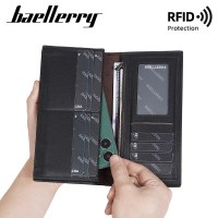 財布 メンズ ミディアムレングス RFID ウォレット マルチカードスロットウォレット スーツバッグ メンズウォレット