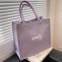 高校生クラスの ショルダー トートバッグ女性のための新しいファッション多用途大容量ポータブルキャンバス通勤バッグ