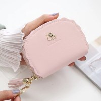 タッセルカードホルダー レディース 韓国 かわいい パーソナライズ ミニ マルチカード スロット 小型 新鮮 大容量 ハンドバッグ シンプル 小銭入れ