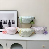 キュートでスポーティな韓国スタイルの軽量ニッチクロスボディウエストバッグ和風インフレッシュでシンプルな多目的フォレストスタイルサイクリングチェストバッグ