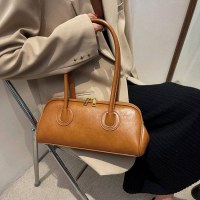 秋と冬のバッグ 2024 新しいトレンディなバッグ レディース バッグ ファッショナブルで多用途なショルダー 脇の下のバッグ デザインされたポータブル バゲット バッグ
