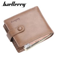 baellerry 財布メンズ新しい韓国スタイル小銭入れ多機能レトロカードホルダーカードホルダー pu 財布