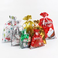 新しいクリスマスギフト巾着バッグセットクリスマスデコレーションキャンディーバッグギフトバッグ