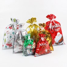 新しいクリスマスギフト巾着バッグセットクリスマスデコレーションキャンディーバッグギフトバッグ