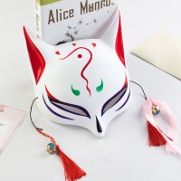 Douyin 絵のようなキツネの悪魔マスク和風ハーフフェイス猫フルフェイス猫フェイスマスクアニメキツネ cospl
